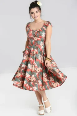 Women Hell Bunny Midi Dresses<Ukulele Dress Sale