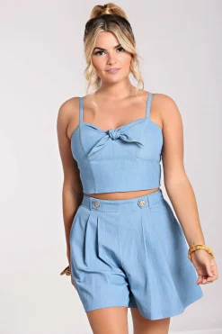 Women Hell Bunny Crop Tops<Utah Crop Top
