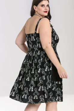Women Hell Bunny Knee Dresses<Voodoo Mid Dress