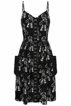Women Hell Bunny Knee Dresses<Voodoo Mid Dress