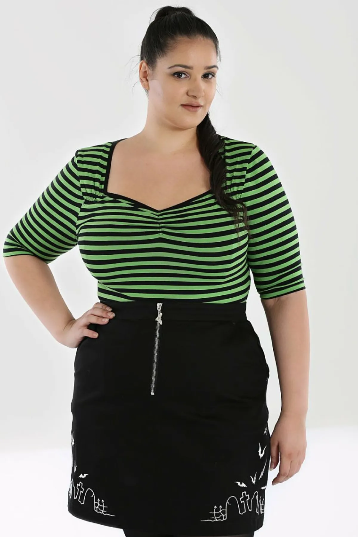 Women Hell Bunny Knitted Tops<Warlock Top