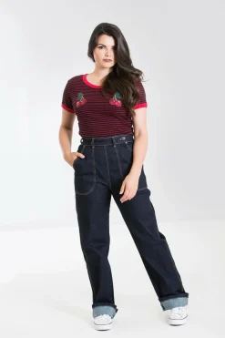 Women Hell Bunny Trousers<Weston Denim Trousers