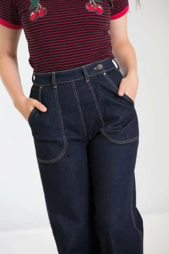 Women Hell Bunny Trousers<Weston Denim Trousers