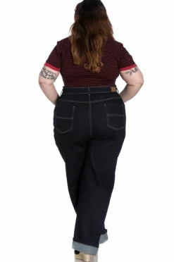 Women Hell Bunny Trousers<Weston Denim Trousers