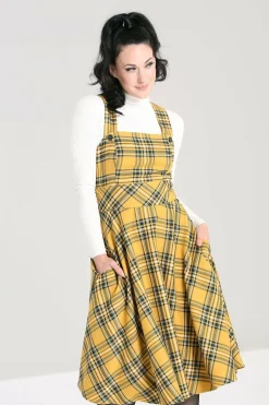 Women Hell Bunny Midi Dresses<Wither Pinafore Dress