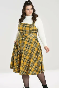 Women Hell Bunny Midi Dresses<Wither Pinafore Dress