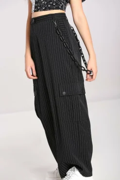 Women Hell Bunny Trousers<Wolfie Combat Trousers