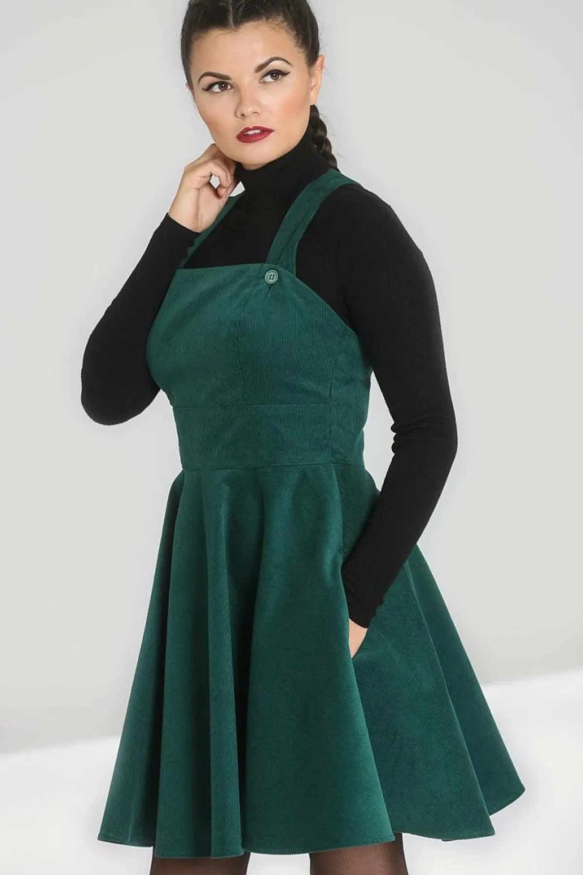 Women Hell Bunny Mini Dresses<Wonder Years Pinafore Dress