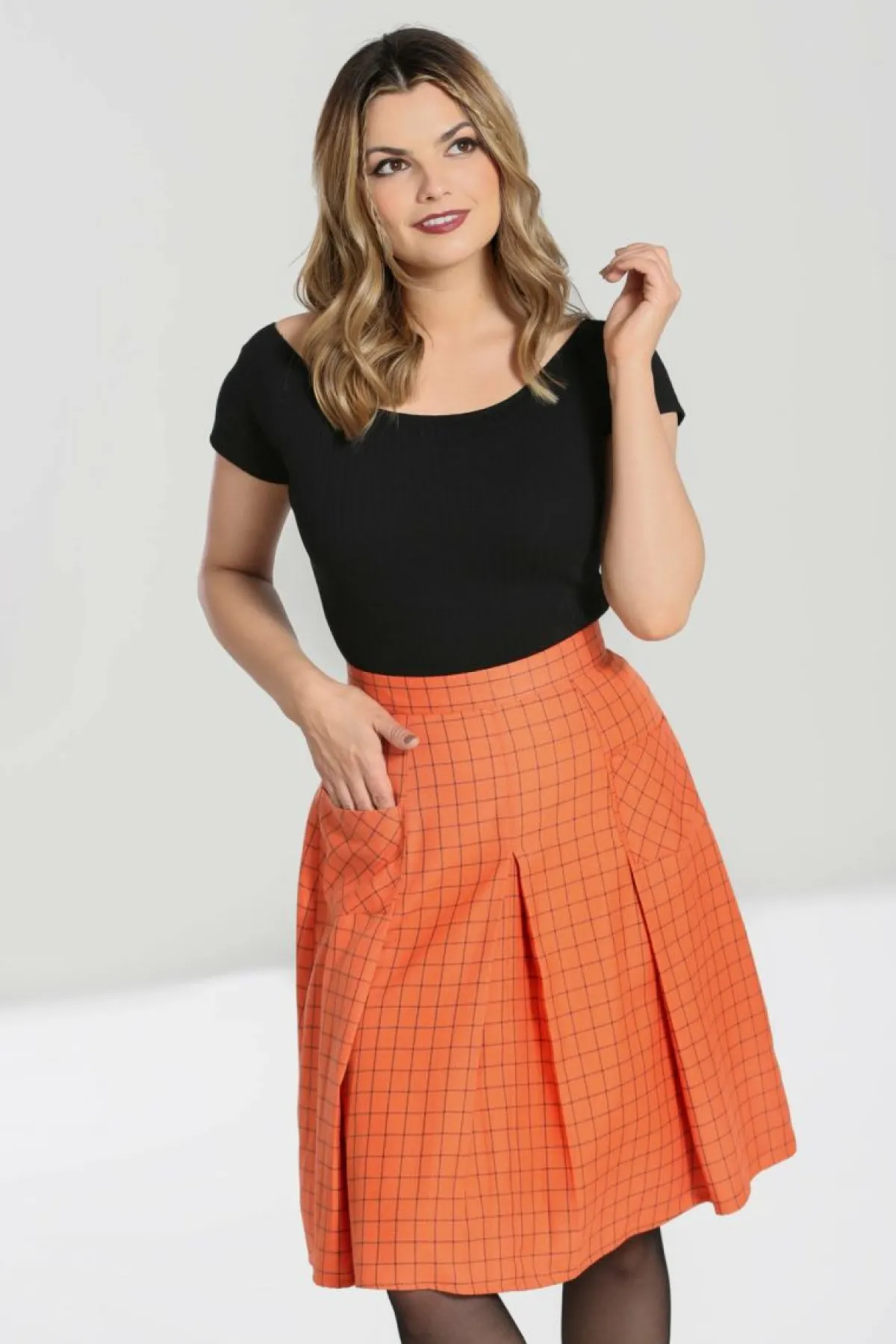 Women Hell Bunny Knee Skirts<Zora Skirt